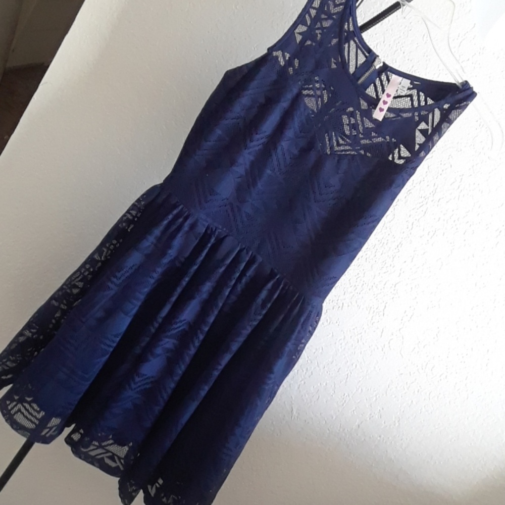 Navy blue dress